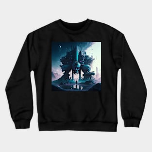 Cyberpunk Old World, After the Bombs Crewneck Sweatshirt